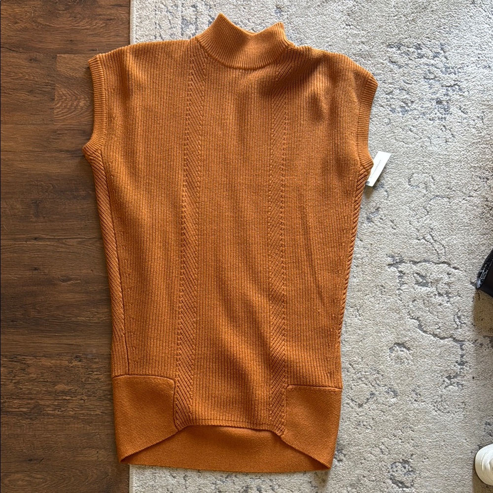 Brand New Anthropologie Orange Knit Dress